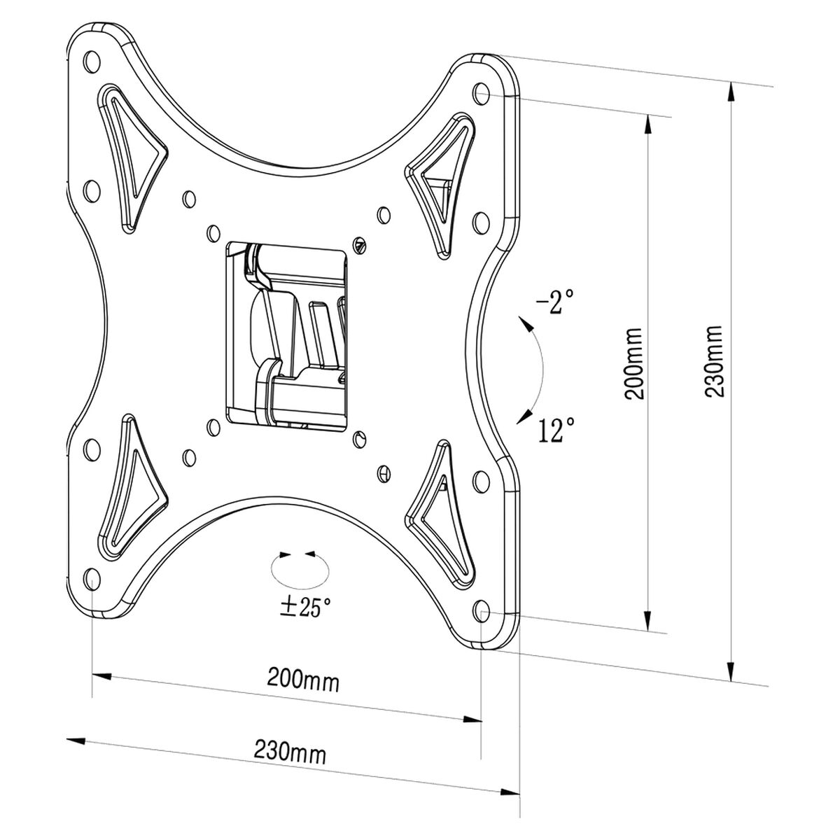 Stalak za TV TM Electron 26"-40" 25 kg